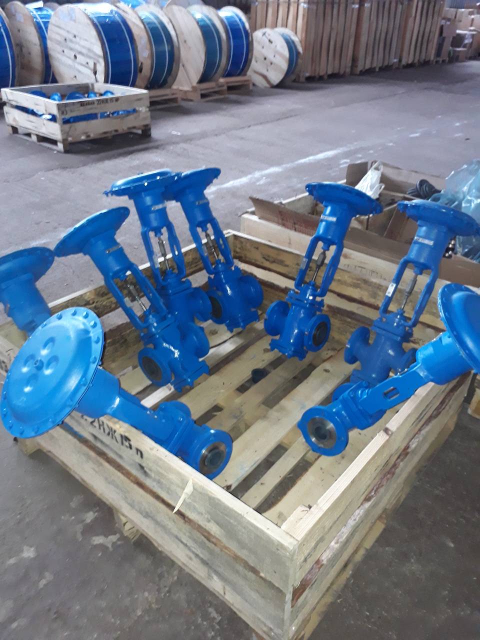 Заказ на производство отсечных клапанов 22нж15п выполнен в срок