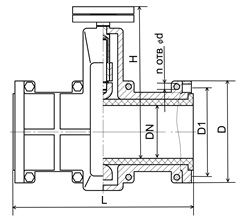 Шланговая задвижка 33а921р - купить в Арсеньеву по цене производителя